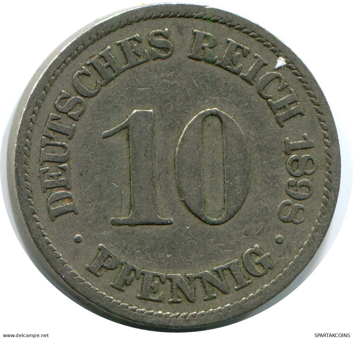 10 PFENNIG 1898 A ALLEMAGNE Pièce GERMANY #DB302.F.A - 10 Pfennig