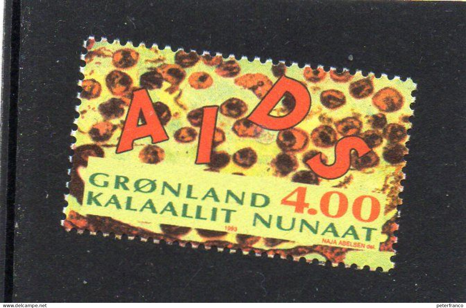 1993 Groenlandia - Lotta Contro L'AIDS - Ungebraucht