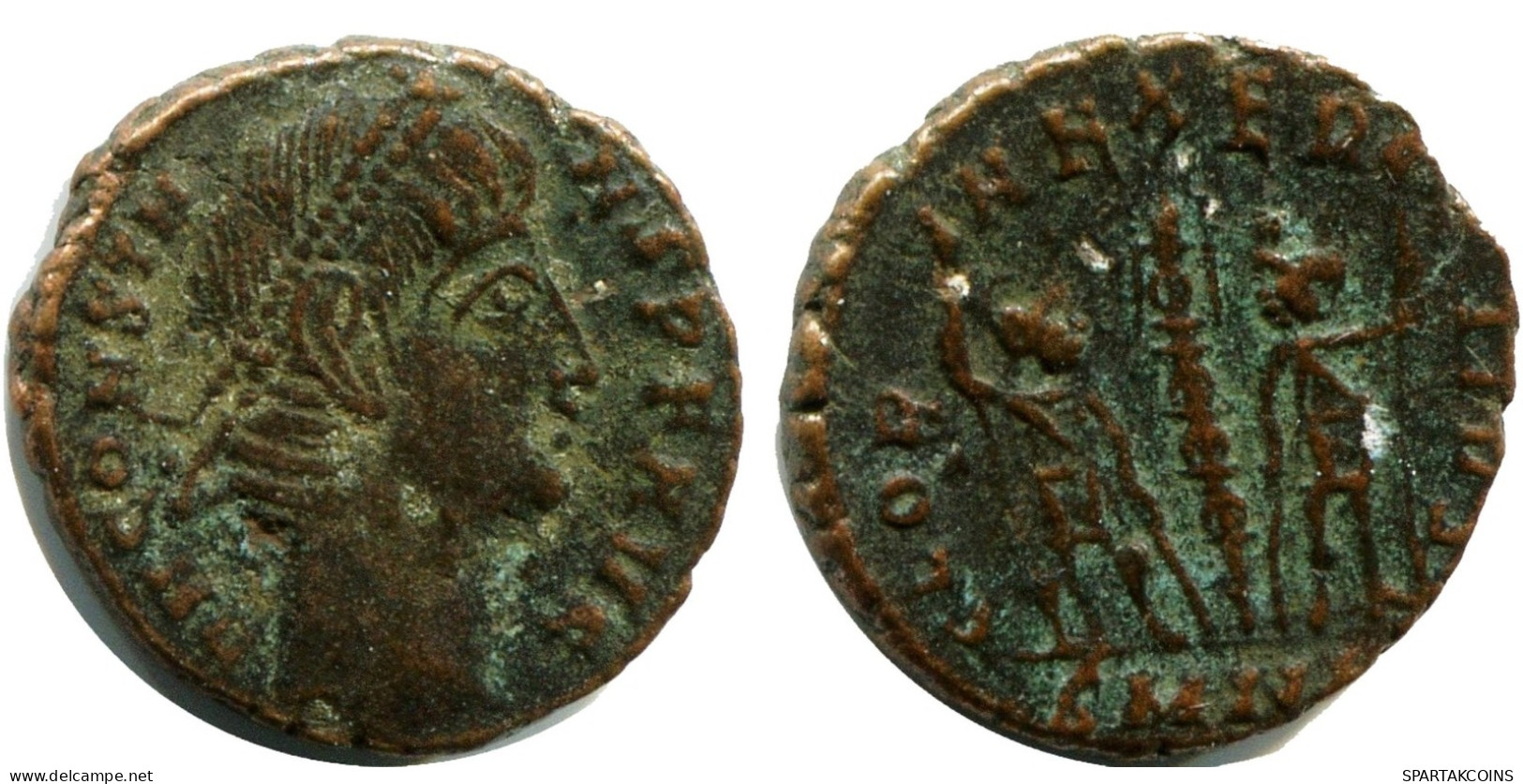 CONSTANS MINTED IN NICOMEDIA FOUND IN IHNASYAH HOARD EGYPT #ANC11774.14.D.A - Der Christlischen Kaiser (307 / 363)