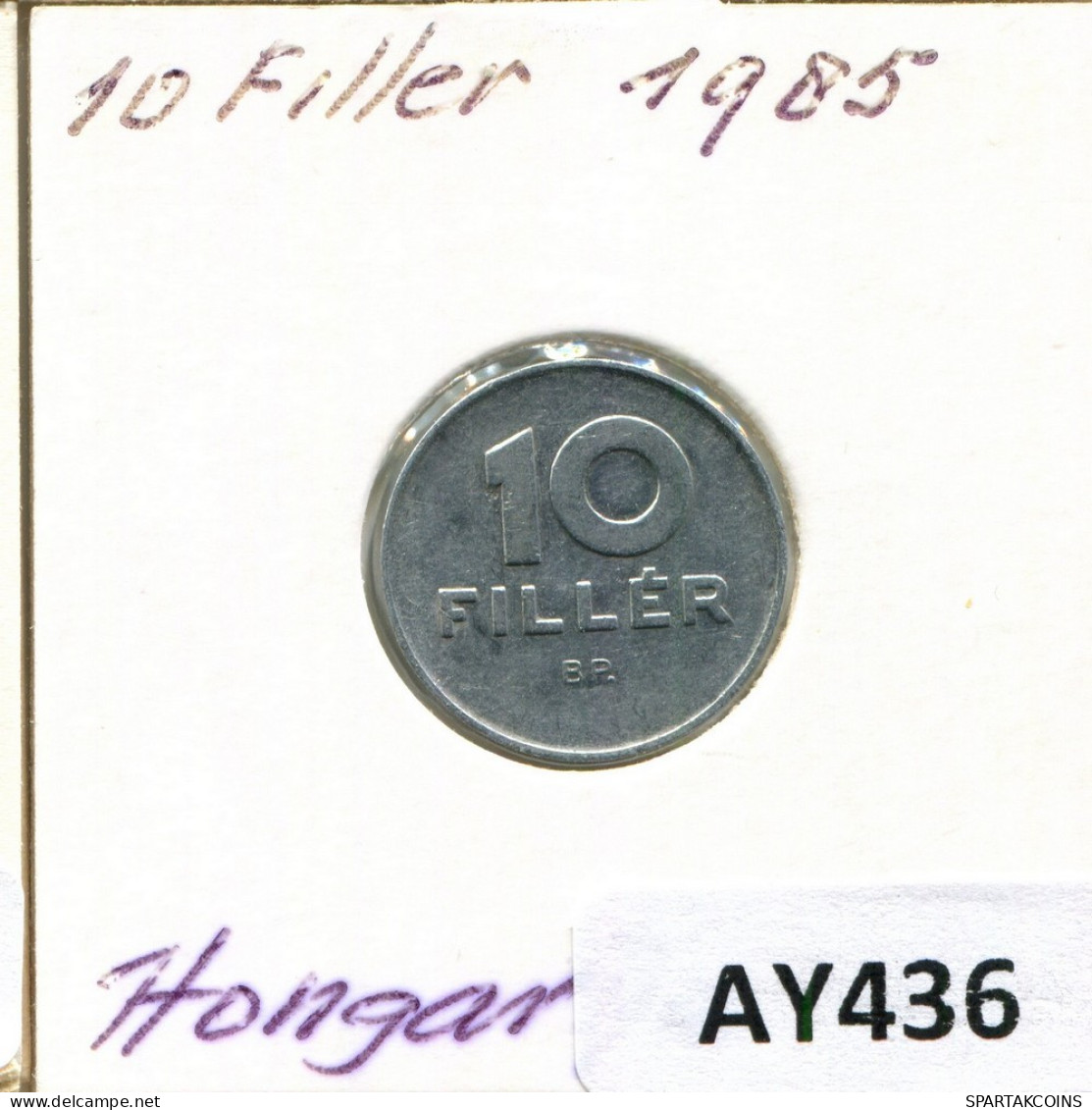 10 FILLER 1985 HUNGARY Coin #AY436.U.A - Ungheria