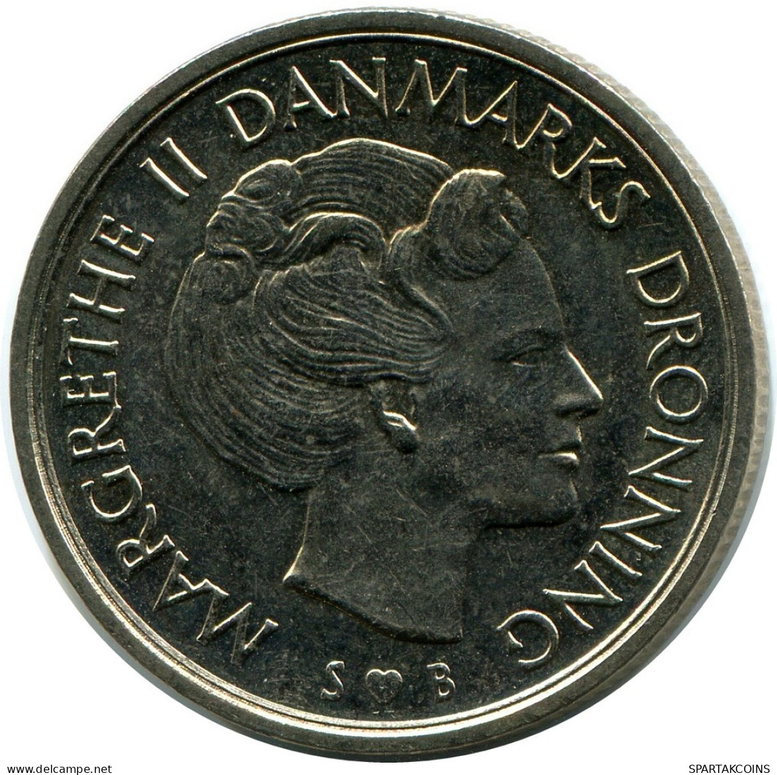 1 KRONE 1973 DINAMARCA DENMARK Moneda #AZ377.E.A - Dinamarca