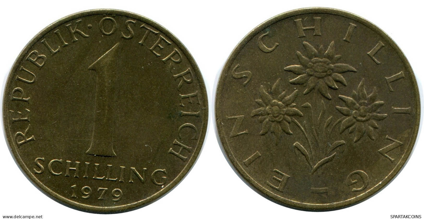 1 SCHILLING 1979 AUSTRIA Moneda #AW812.E.A - Oostenrijk