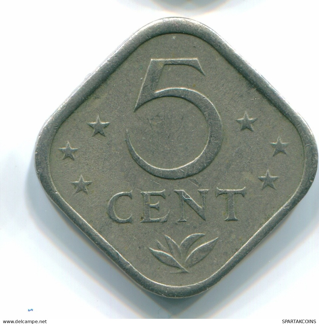 5 CENTS 1974 ANTILLES NÉERLANDAISES Nickel Colonial Pièce #S12225.F.A - Antilles Néerlandaises