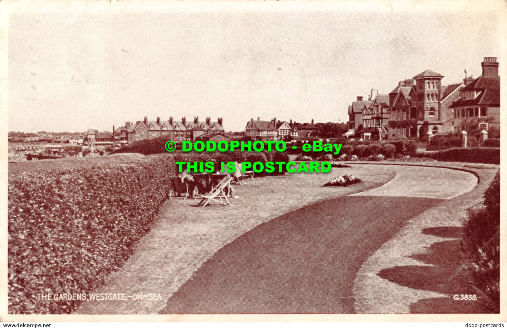 R549482 Westgate On Sea. The Gardens. A. H. And S. Paragon Series. 1951 - World