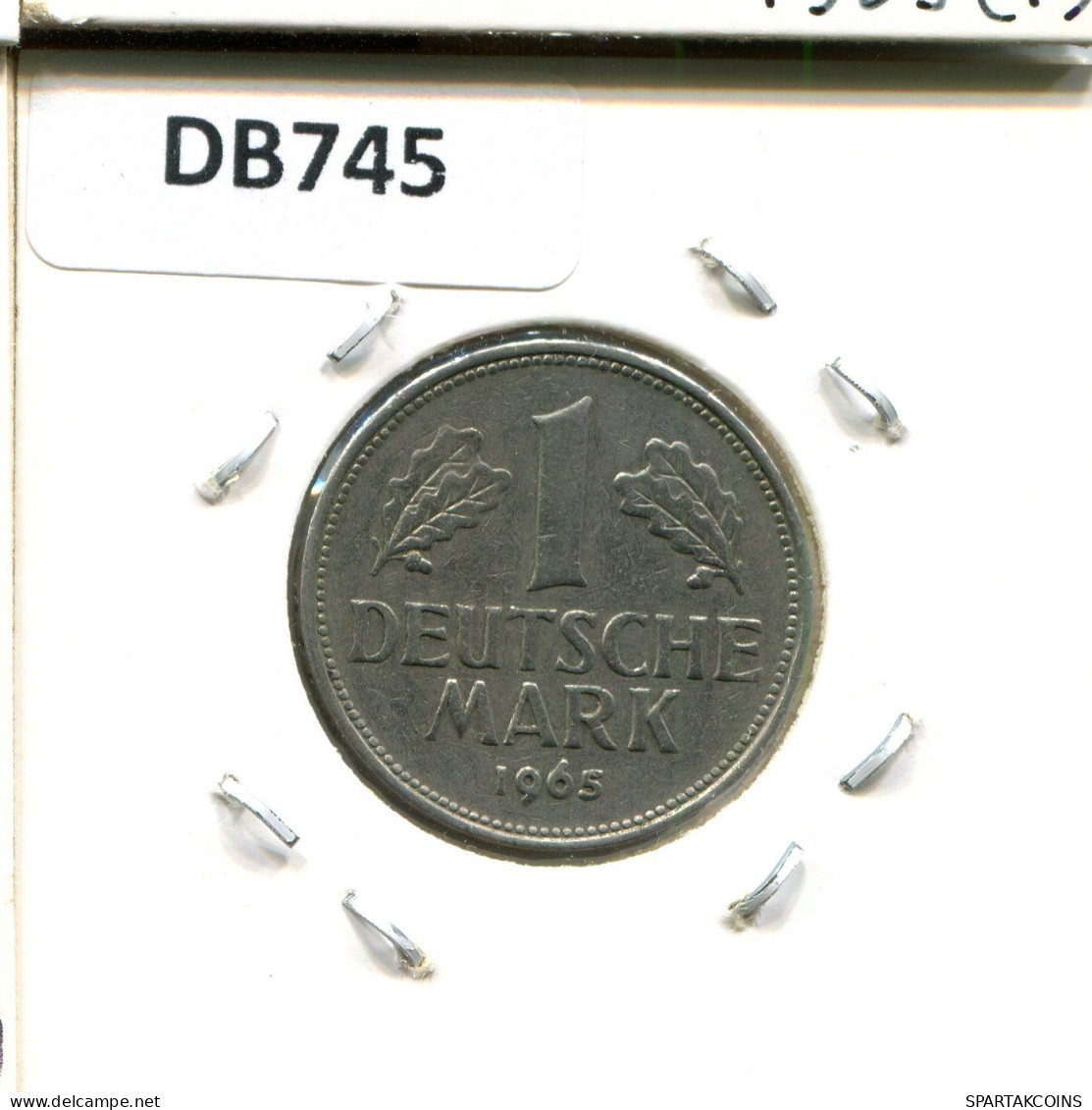 1 DM 1965 G BRD ALLEMAGNE Pièce GERMANY #DB745.F.A - 1 Marco