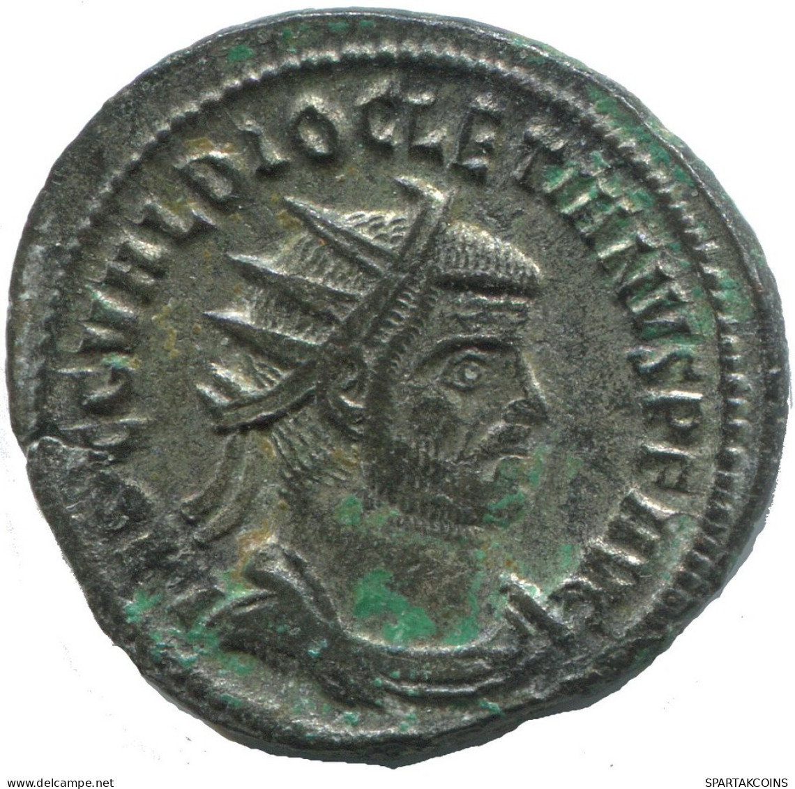 DIOCLETIAN CYZICUS Z XXI AD293-295 SILVERED ROMAN Pièce 3.9g/23mm #ANT2691.41.F.A - La Tetrarchía Y Constantino I El Magno (284 / 307)