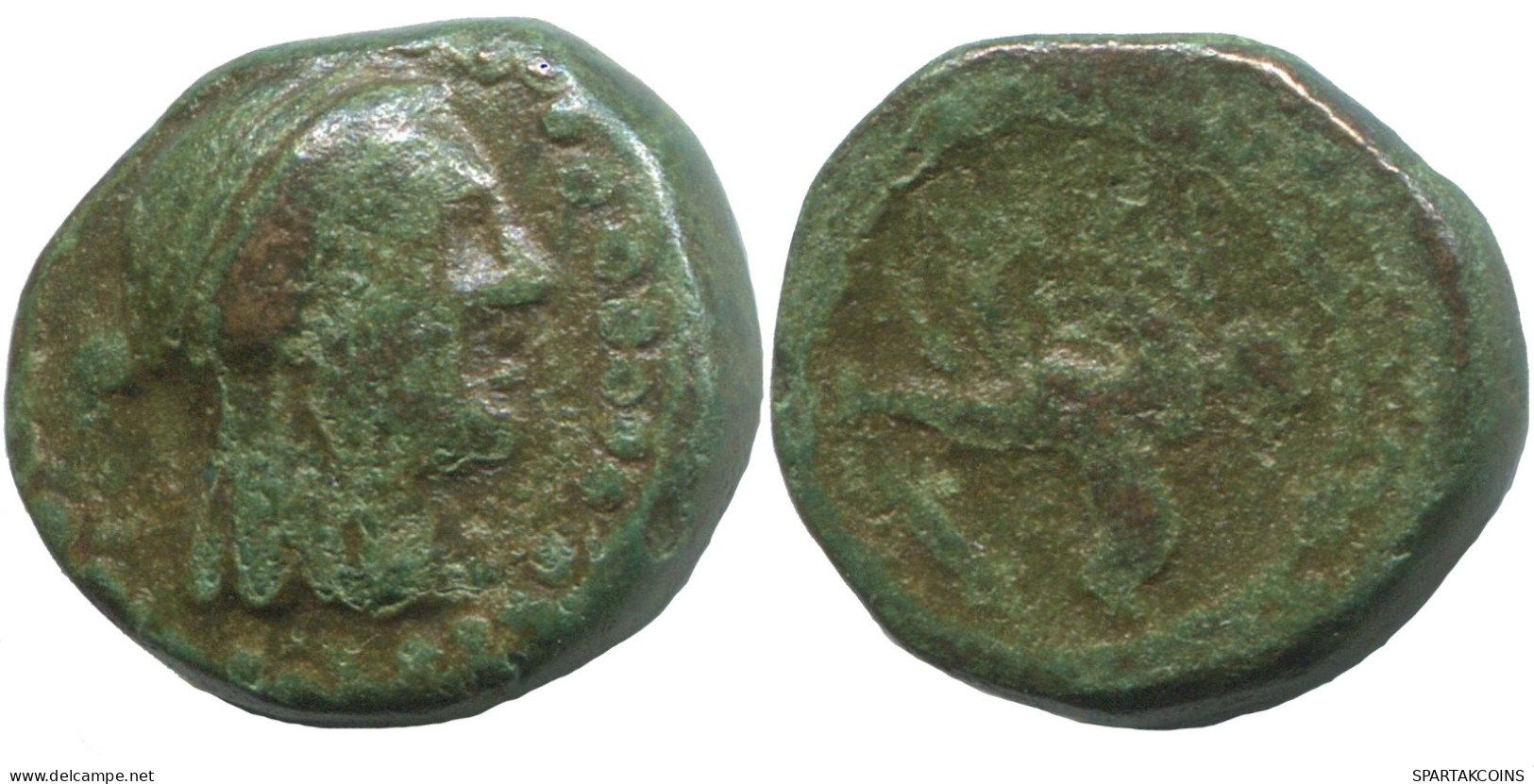 WREATH Antique GREC ANCIEN Pièce 2.5g/13mm #SAV1272.11.F.A - Griechische Münzen