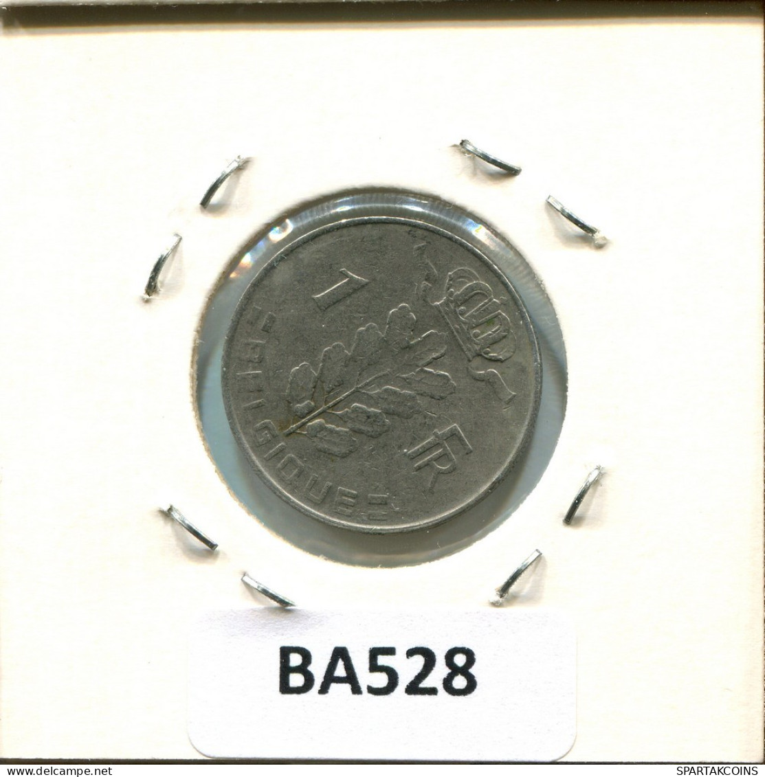 1 FRANC 1973 FRENCH Text BELGIUM Coin #BA528.U.A - 1 Franc