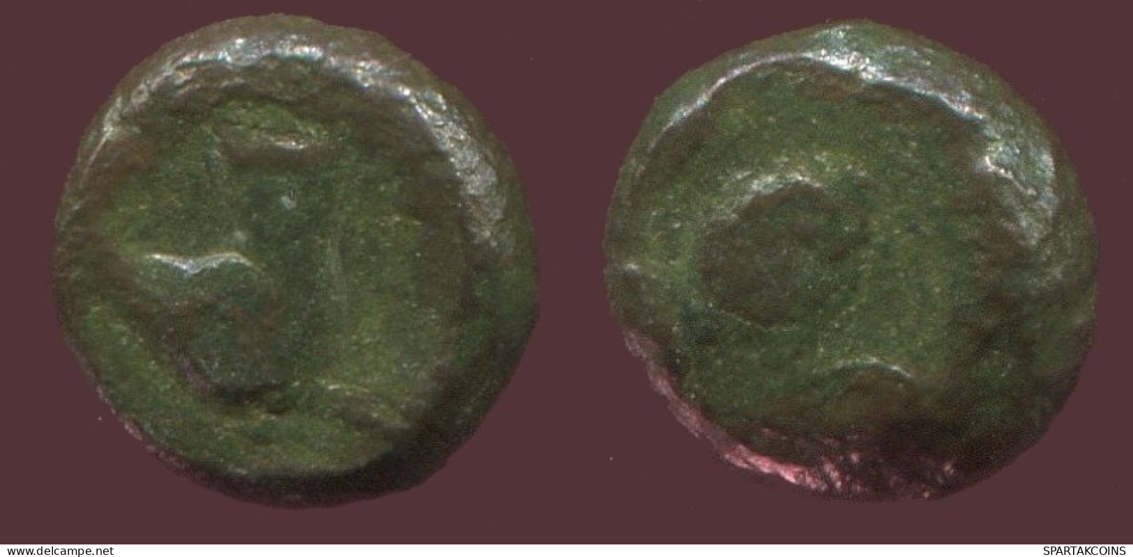 Ancient Authentic Original GREEK Coin 0.4g/7mm #ANT1600.9.U.A - Greche