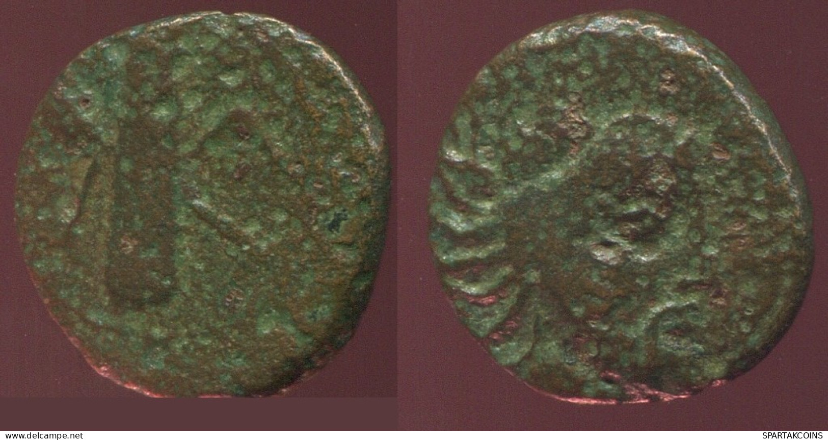 Ancient Authentic Original GREEK Coin 1.8g/13mm #ANT1628.10.U.A - Greek