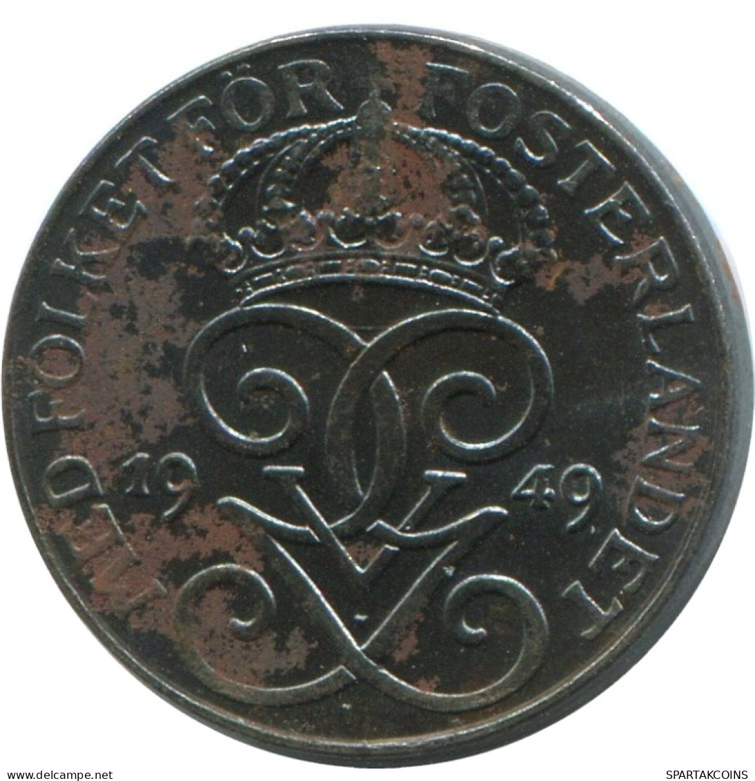 1 ORE 1949 SWEDEN Coin #AD322.2.U.A - Sweden