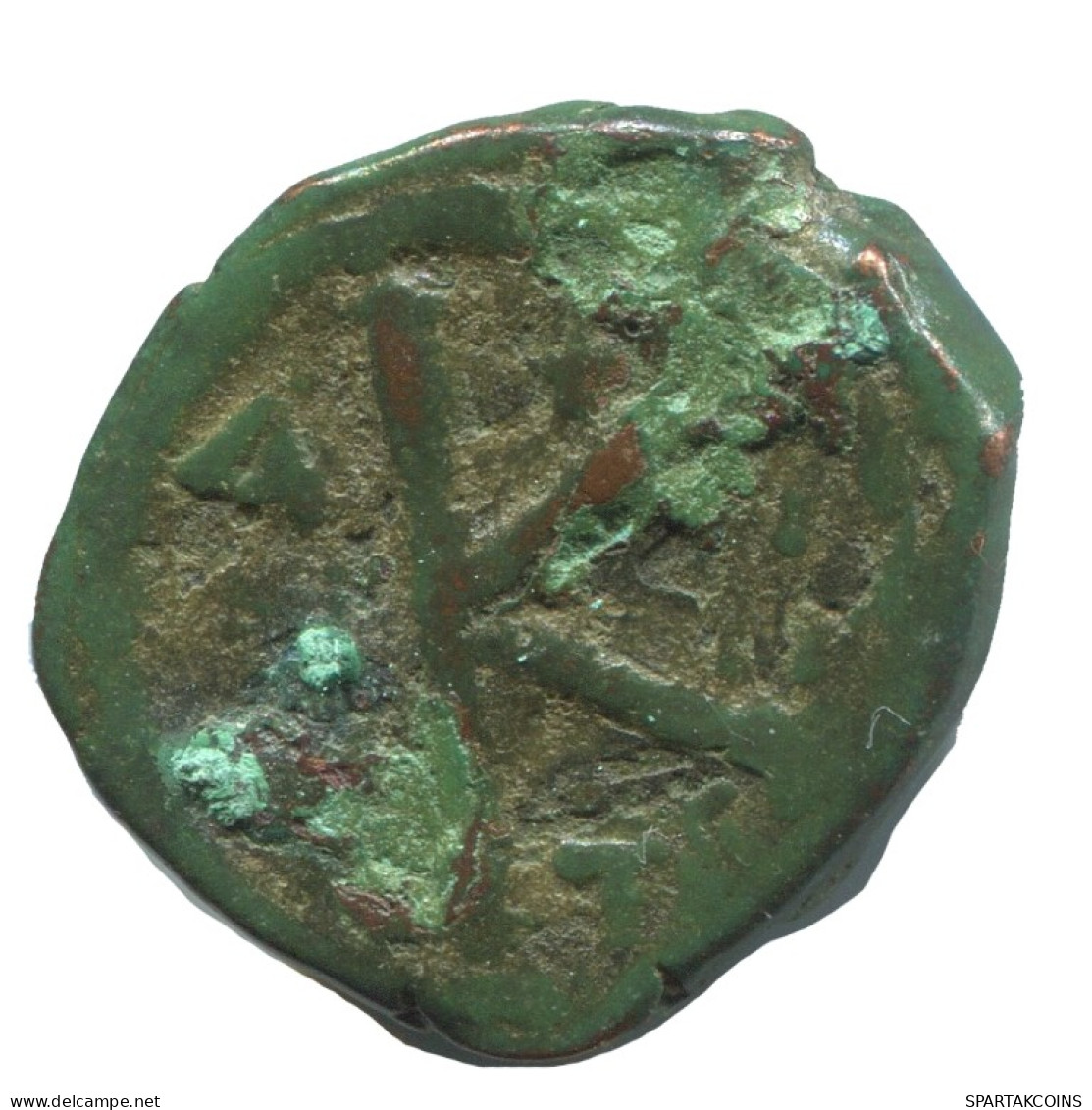 FLAVIUS PETRUS SABBATIUS 1/2 FOLLIS Antiguo BYZANTINE Moneda 9.8g/20m #AF786.12.E.A - Bizantine