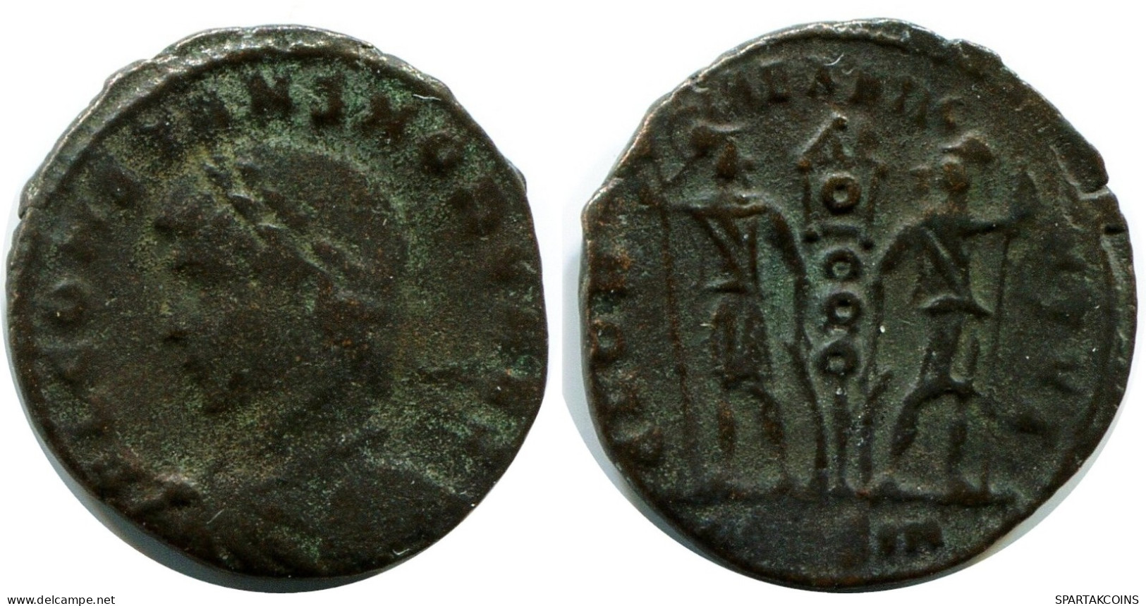 CONSTANS MINTED IN CONSTANTINOPLE FOUND IN IHNASYAH HOARD EGYPT #ANC11958.14.D.A - The Christian Empire (307 AD To 363 AD)