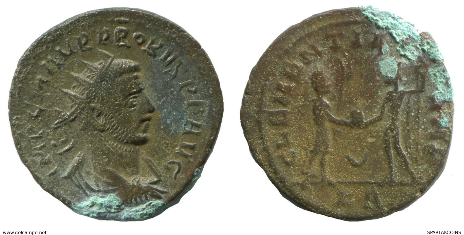 PROBUS ANTONINIANUS Tripolis U/ka Clementiatemp 3.7g/22mm #NNN1670.18.E.A - La Crisis Militar (235 / 284)