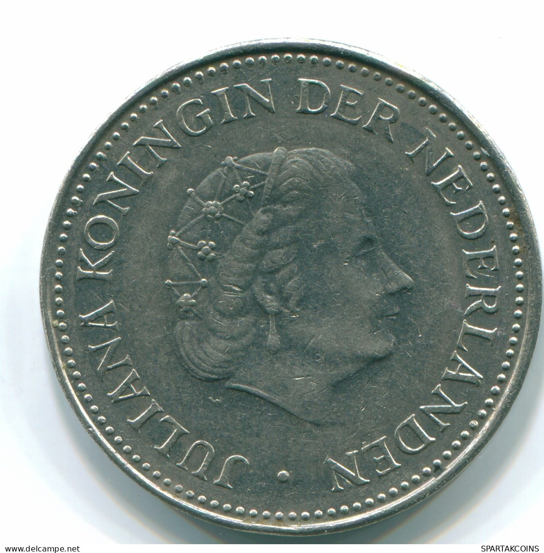 1 GULDEN 1971 ANTILLAS NEERLANDESAS Nickel Colonial Moneda #S11941.E.A - Nederlandse Antillen