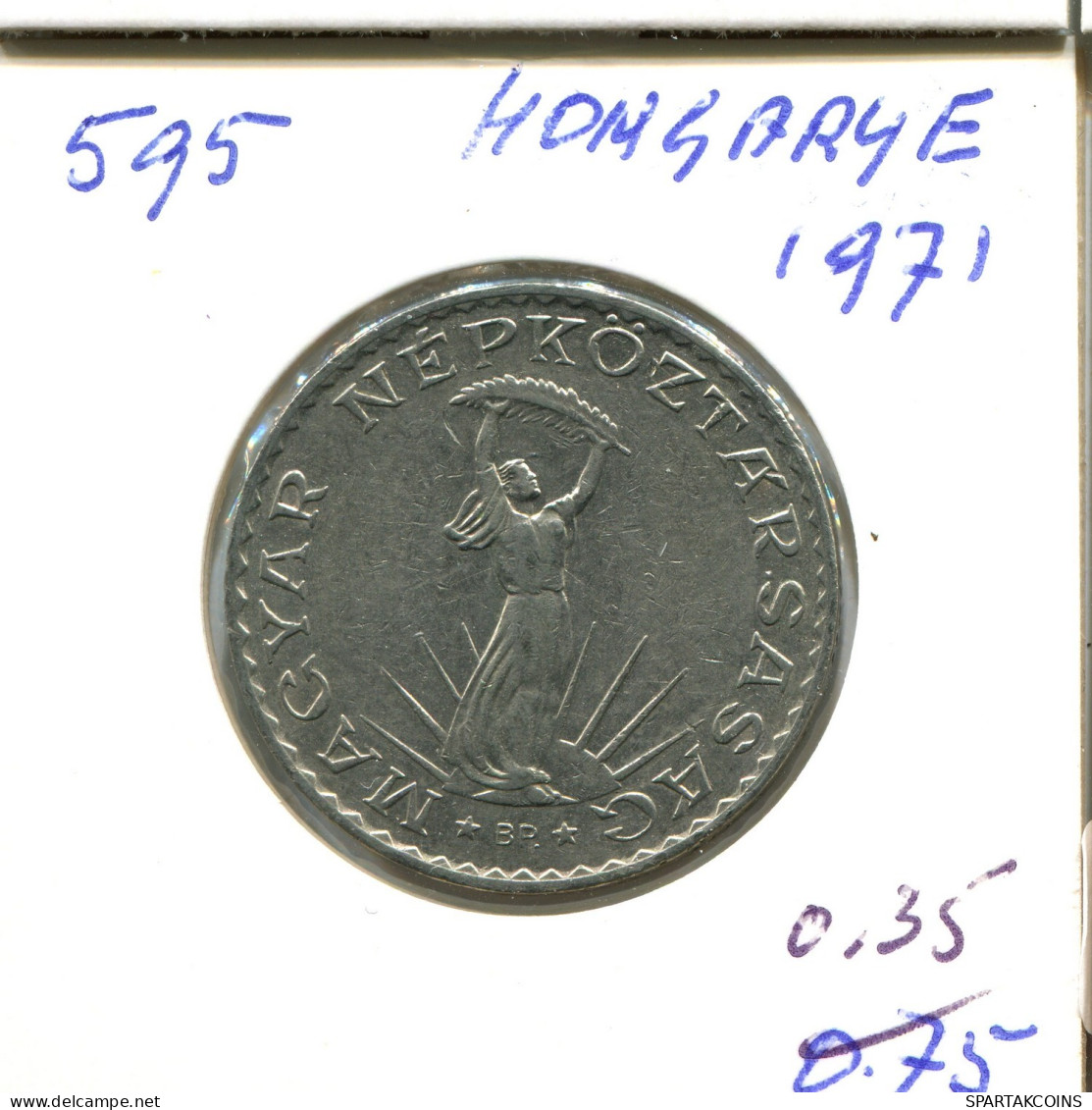 10 FORINT 1971 HONGRIE HUNGARY Pièce #AY120.2.F.A - Ungheria