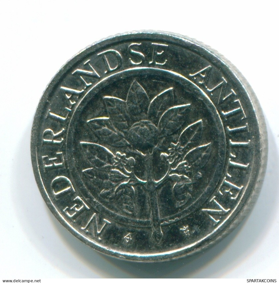 10 CENTS 1991 NIEDERLÄNDISCHE ANTILLEN Nickel Koloniale Münze #S11325.D.A - Nederlandse Antillen