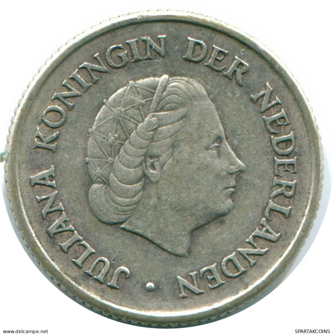 1/4 GULDEN 1967 NIEDERLÄNDISCHE ANTILLEN SILBER Koloniale Münze #NL11525.4.D.A - Nederlandse Antillen
