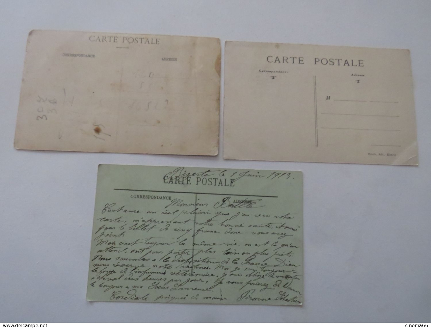 BIZERTE - Lot Des 3 Cartes - Tunesien