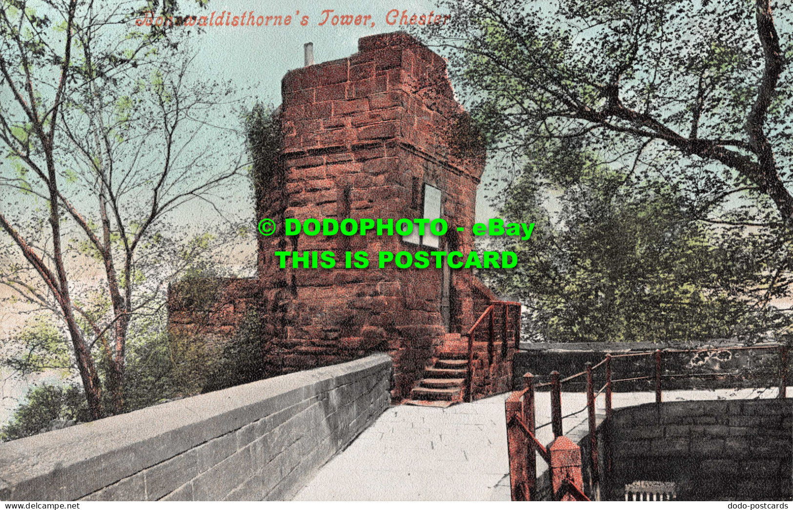 R549144 Chester. Bonewaldisthorne Tower. Valentine Series - World