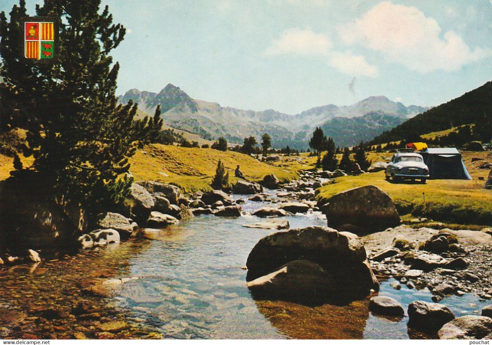 NE 23 - VALLS D' ANDORRA - PAISATGE DE LA VALL D' ENVALIRA - PAYSAGE DE LA VALLEE D' ENVALIRA - CAMPEURS  - 2 SCANS - Andorre