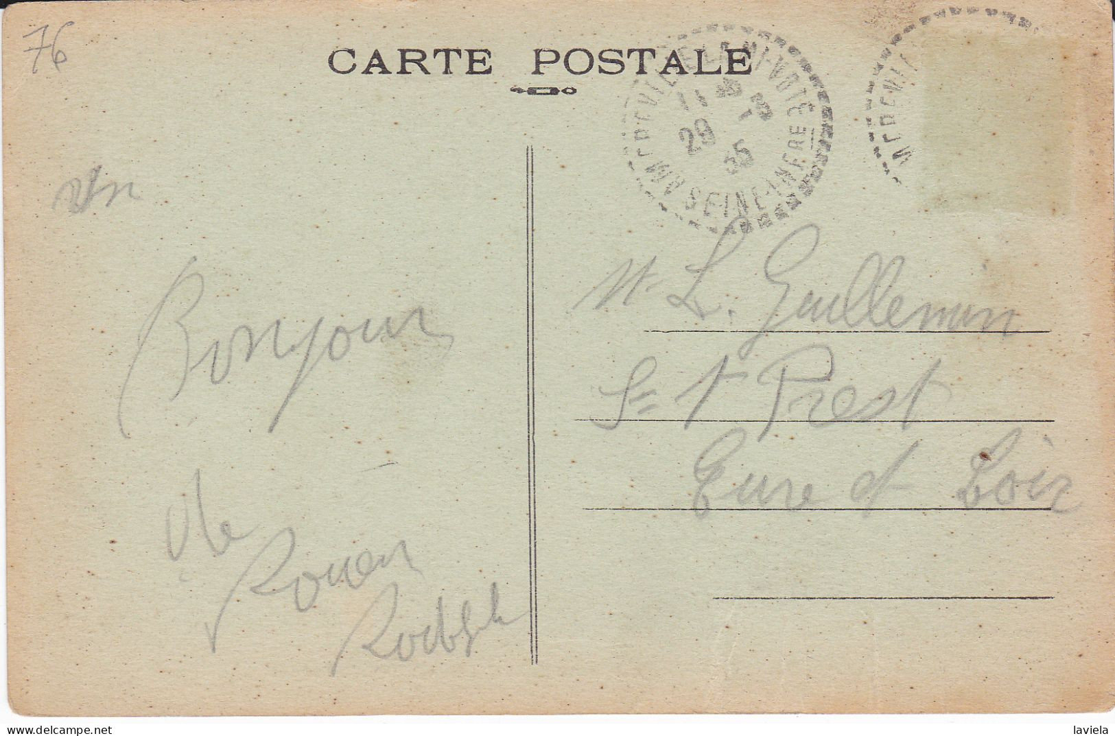 76 SAINT-ADRIEN - Près Rouen (Seine Inf.) - Vallée Du Becquet - Circulée 1935 - Sonstige & Ohne Zuordnung