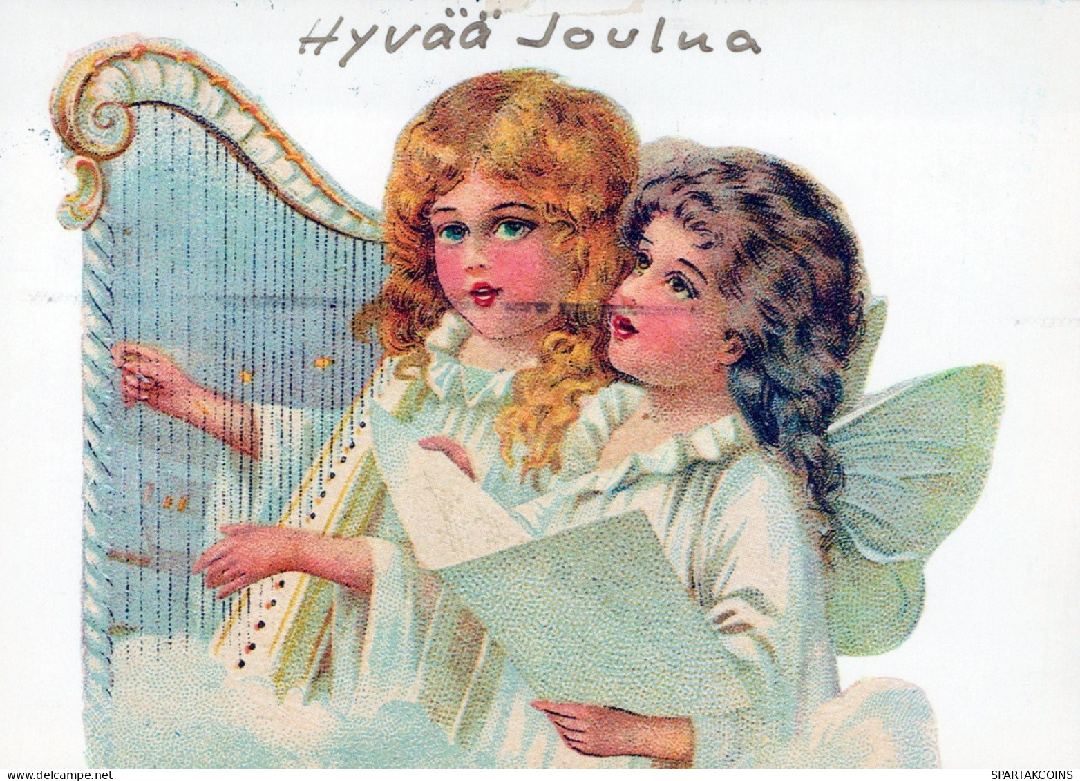 ANGELO Buon Anno Natale Vintage Cartolina CPSM #PAH590.A - Angels