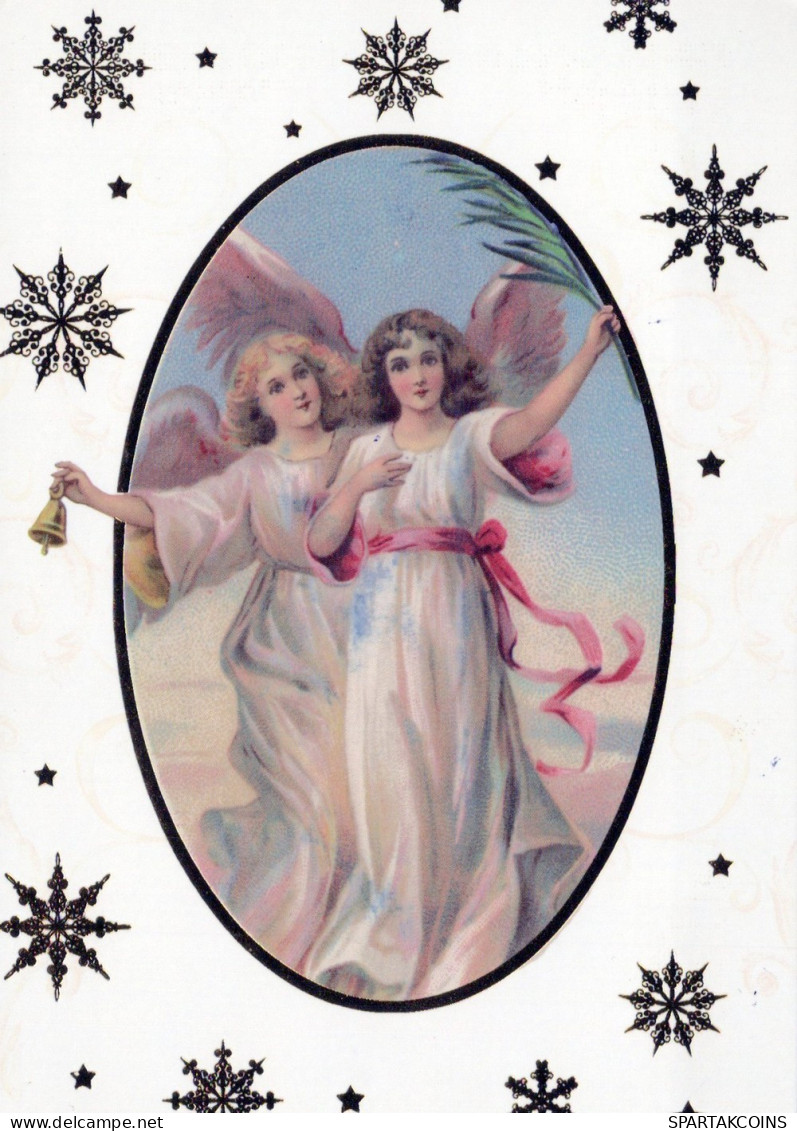 ANGELO Buon Anno Natale Vintage Cartolina CPSM #PAH480.A - Angels