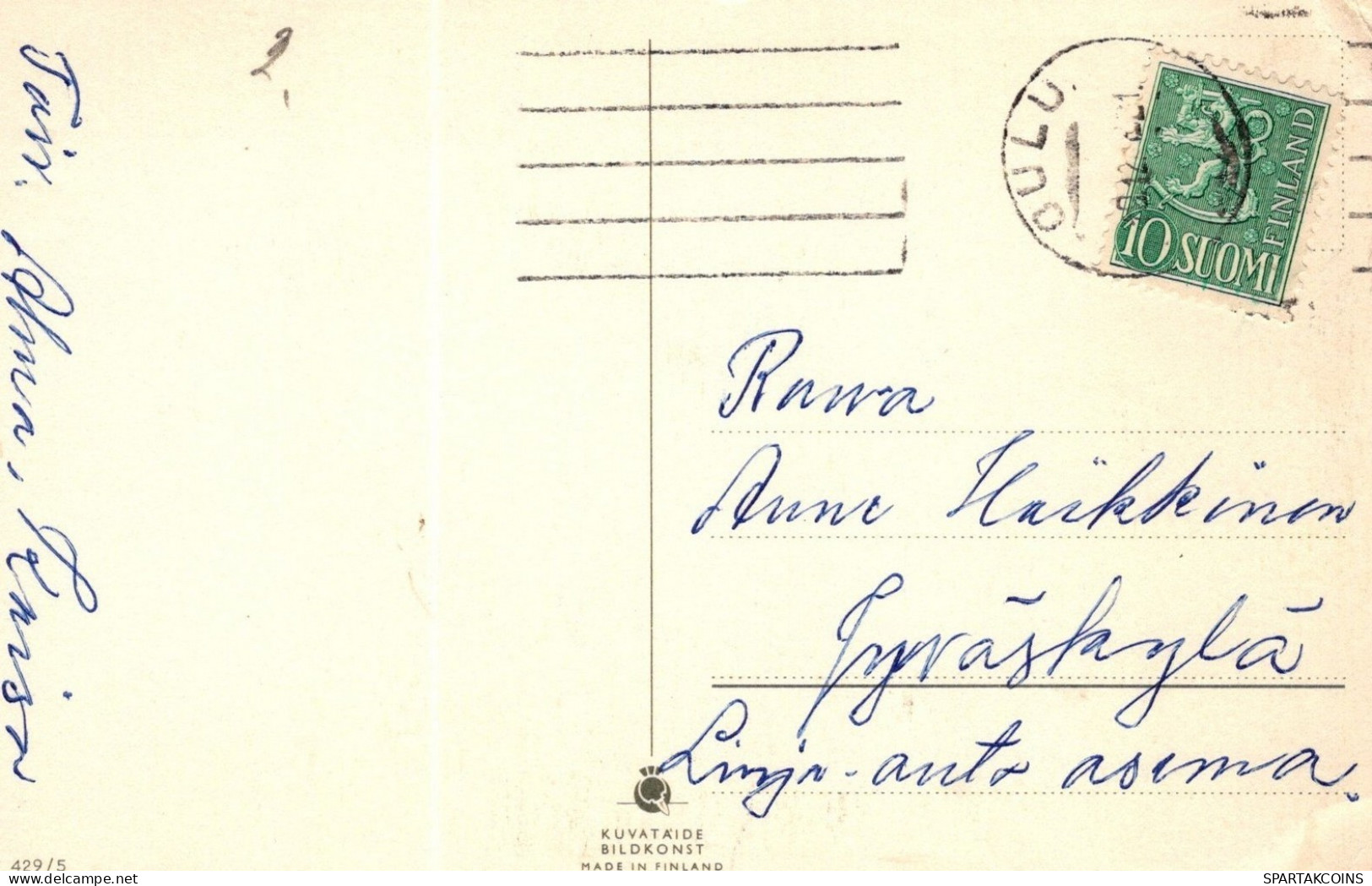 ÁNGEL NAVIDAD Vintage Tarjeta Postal CPSMPF #PAG796.A - Anges