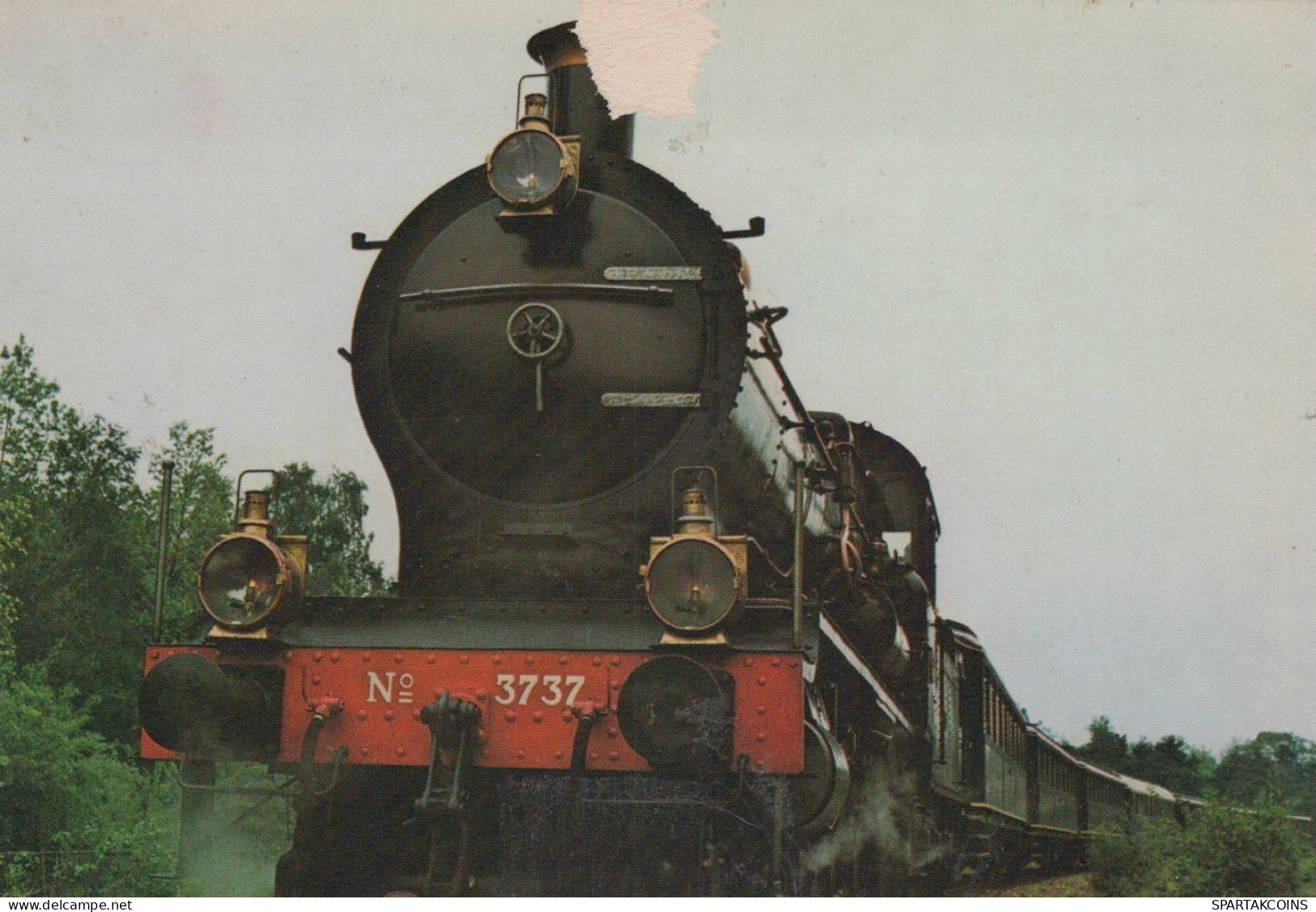 TREN TRANSPORTE Ferroviario Vintage Tarjeta Postal CPSM #PAA881.A - Treinen