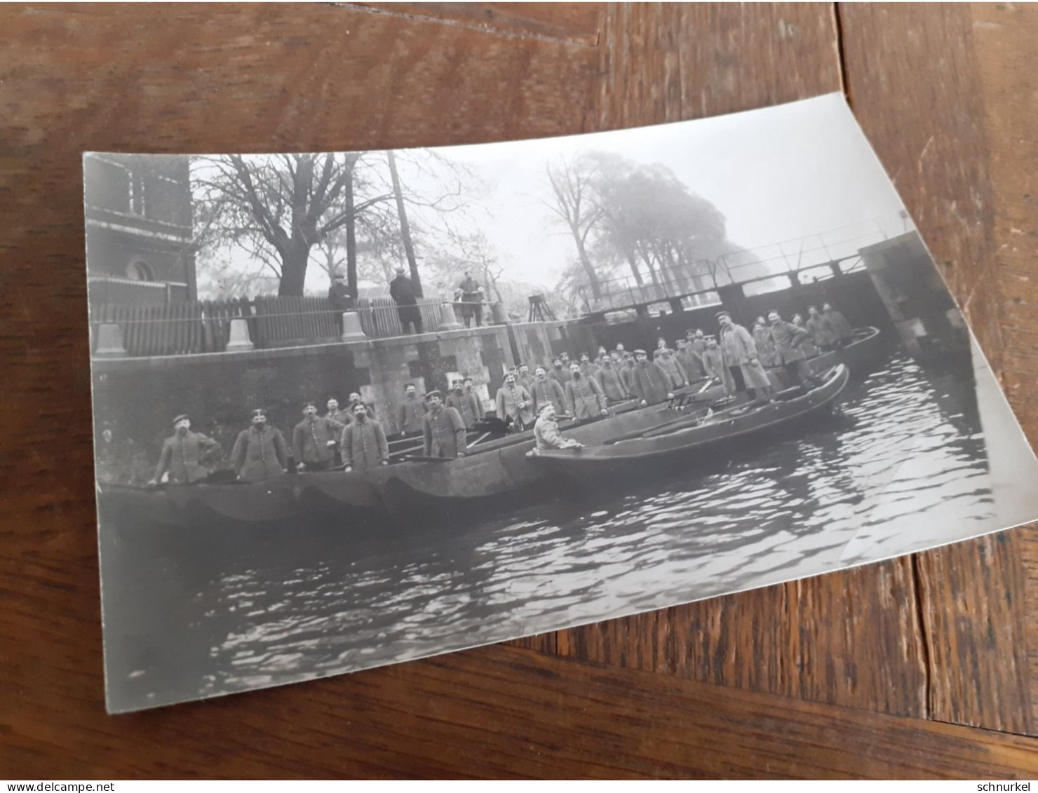 ERSTER WELTKRIEG - COELN -KOELN - B. WIESE - OFFIZIERE SOLDATEN In BOOTEN In POSE - PONTONIERE -BRUECKE KANAL - SANITAET - War, Military