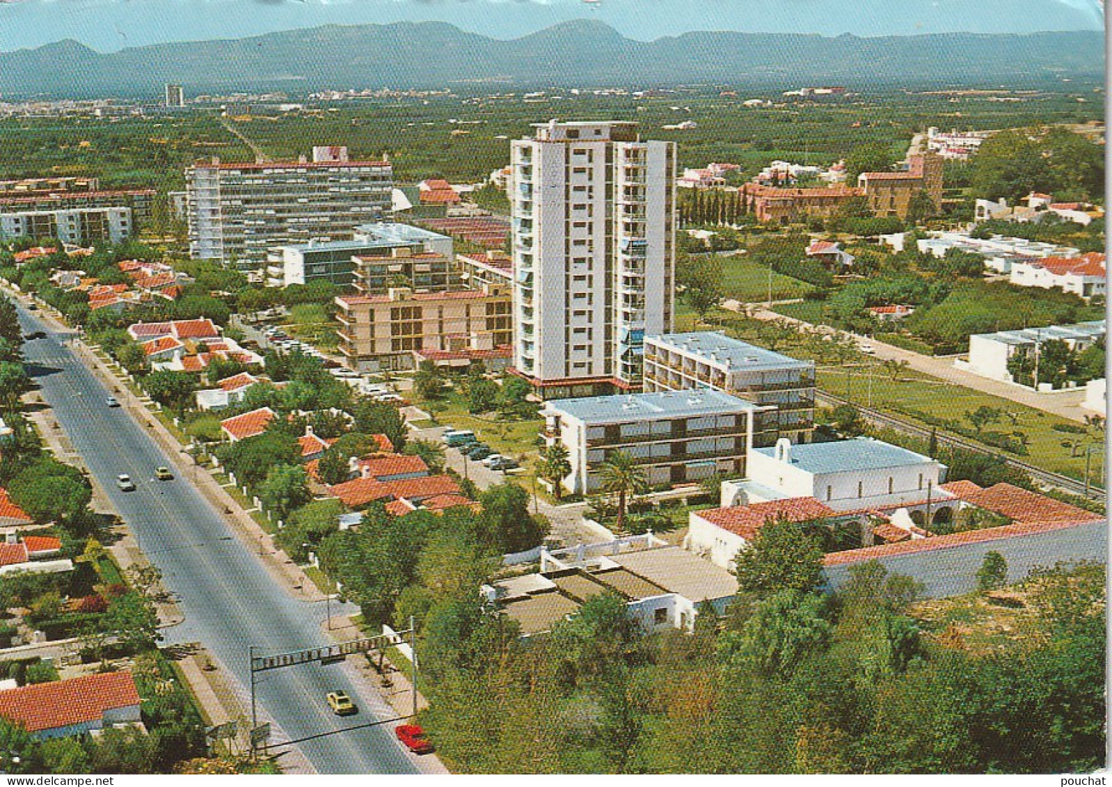 NE 27 - COSTA DORADA - VILAFORTUNY - VUE AERIENNE - CARTE COULEURS - 2 SCANS  - Tarragona