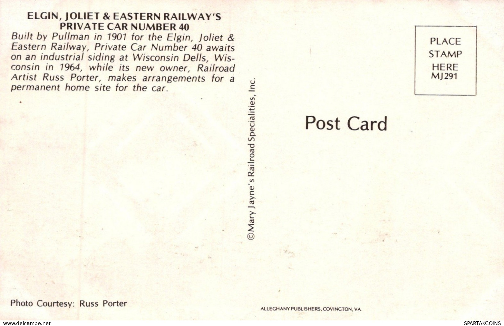 Transport FERROVIAIRE Vintage Carte Postale CPSMF #PAA429.A - Treinen