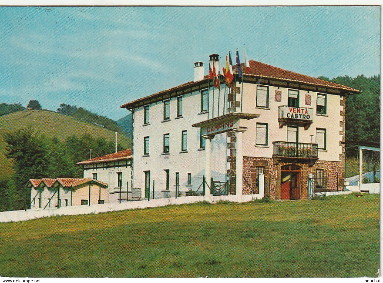 NE 27 - DANCHARINEA - " VENTA CASTRO " Y CAMPING JOSENEA - 2 SCANS  - Navarra (Pamplona)