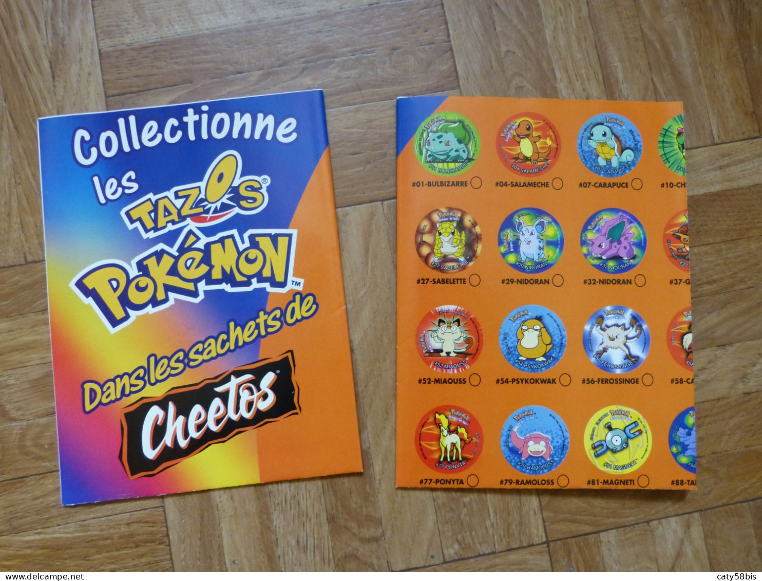 Pog's Dépliant Cheetos Pokémon - Otros & Sin Clasificación