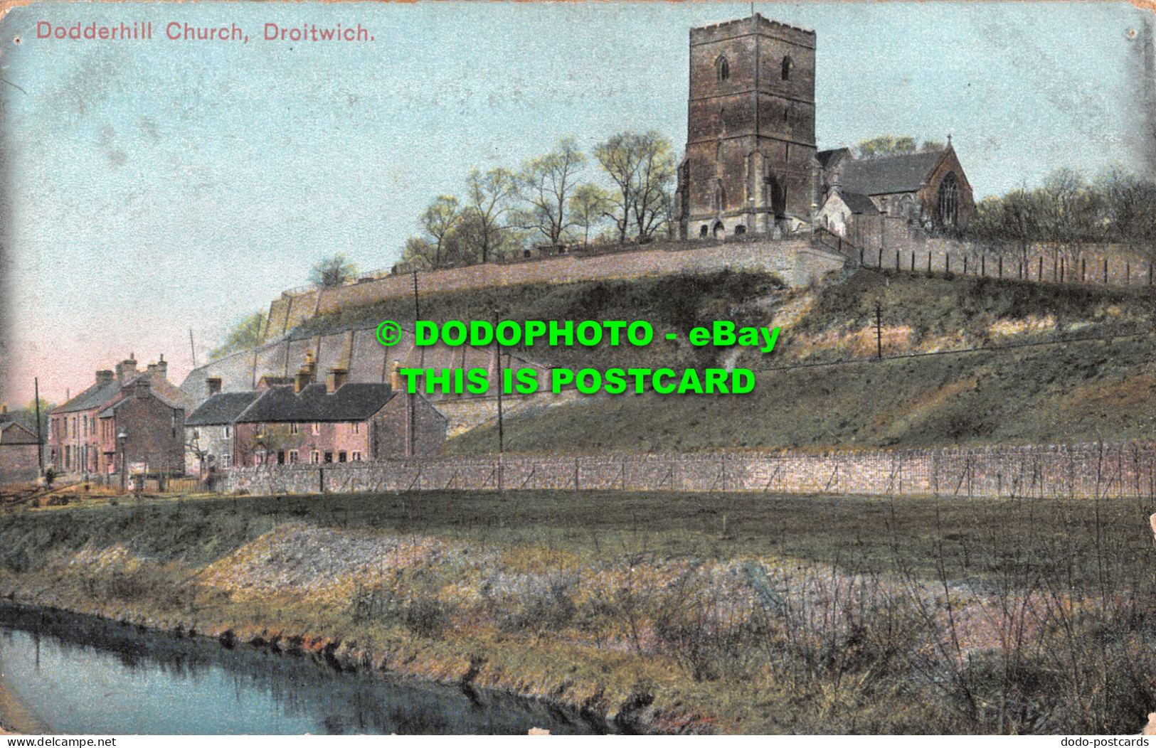 R549159 Droitwich. Dodderhill Church. W. H. S. And S. Aldwych Series - World