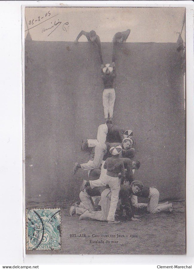 NANTES: Bel-air Concours Des Jeux 1904, Escalade Du Mur - Très Bon état - Nantes