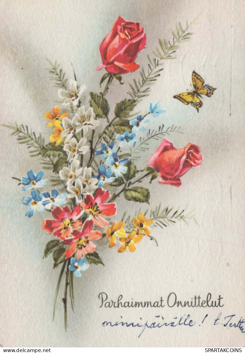 FIORI Vintage Cartolina CPSM #PAR870.A - Flowers