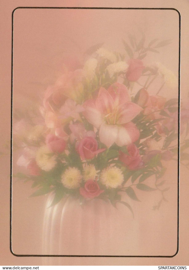 FIORI Vintage Cartolina CPSM #PAR740.A - Flowers