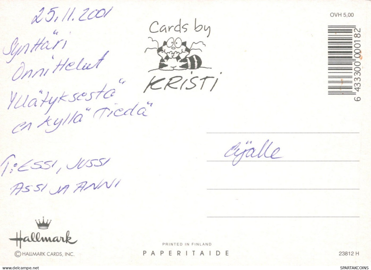 CHIEN Animaux Vintage Carte Postale CPSM #PAN775.A - Perros
