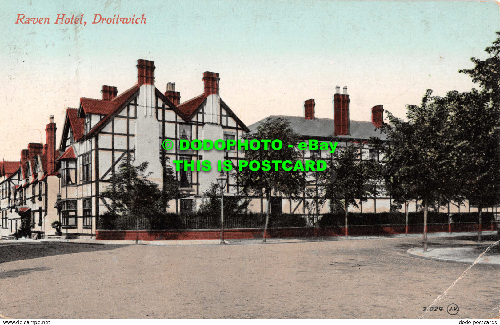 R549163 Droitwich. Raven Hotel. Valentine Series. 1916 - World