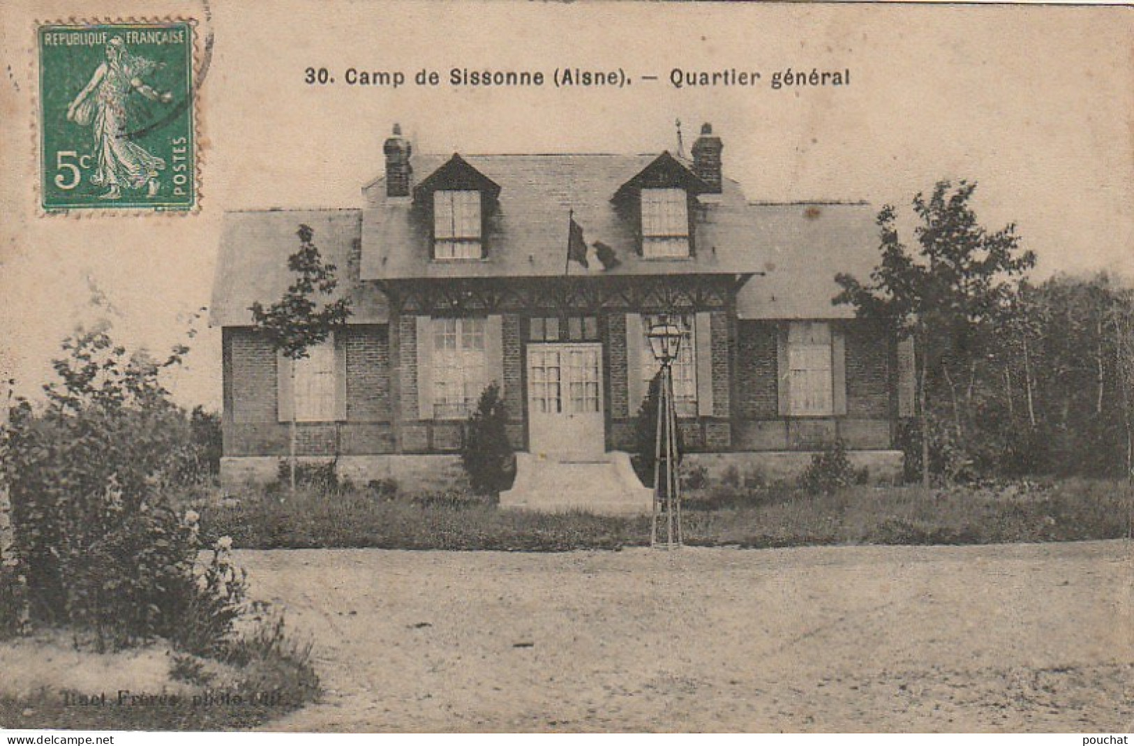 OP 2-(02) CAMP DE SISSONNE - QUARTIER GENERAL - 2 SCANS - Sissonne