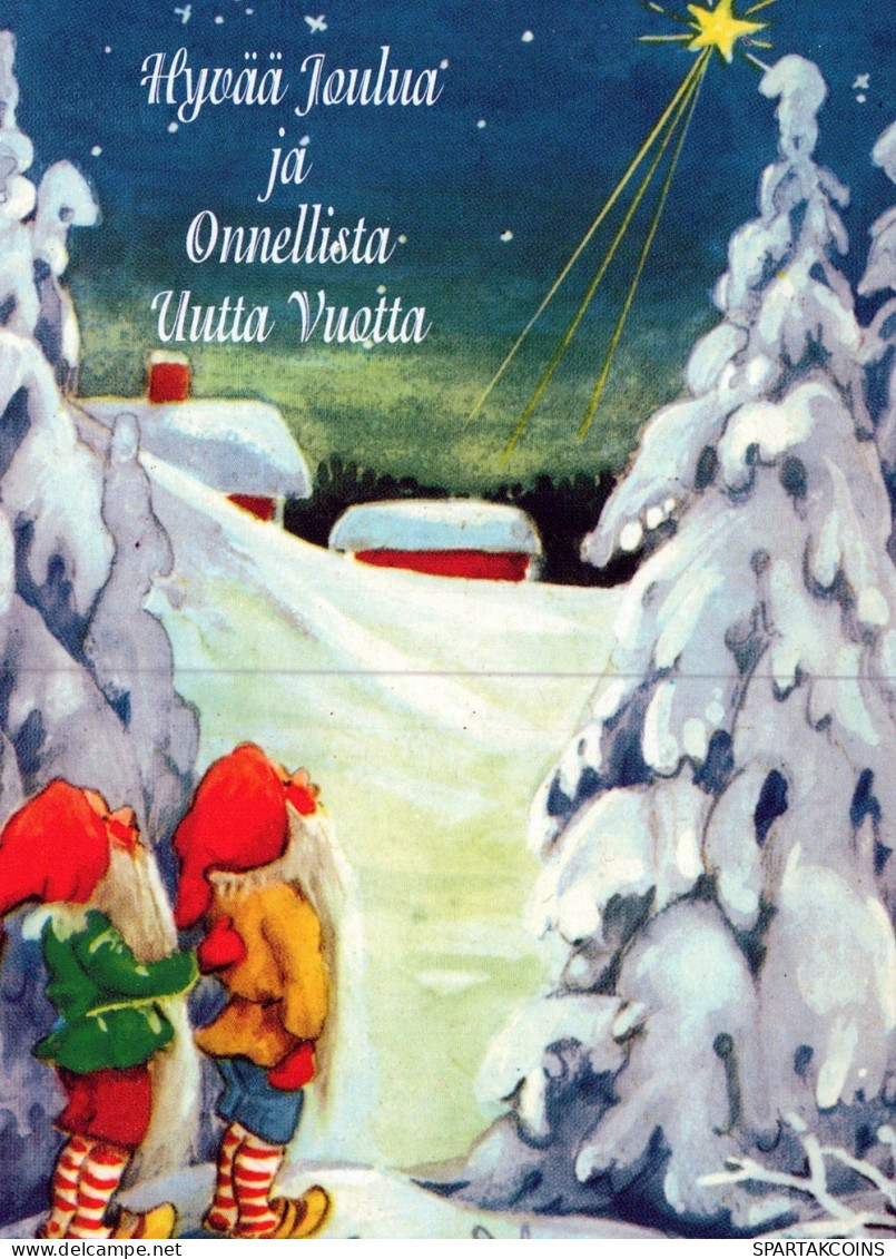 SANTA CLAUS CHRISTMAS Holidays Vintage Postcard CPSM #PAK935.A - Santa Claus