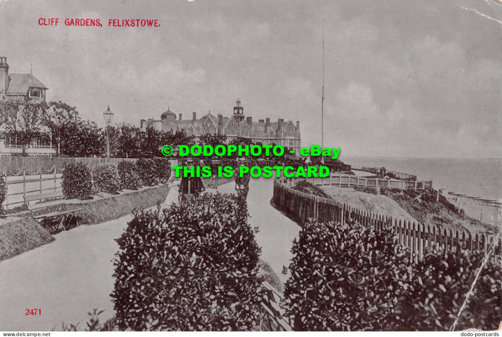 R548847 Felixstowe. Cliff Gardens. 1906 - World