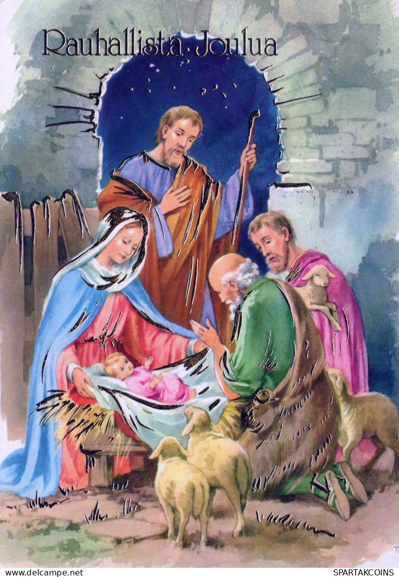 Vierge Marie Madone Bébé JÉSUS Noël Religion #PBB710.A - Virgen Mary & Madonnas