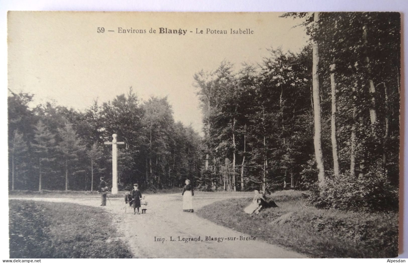 BLANGY-SUR-BRESLE. Le Poteau Isabelle - Blangy-sur-Bresle