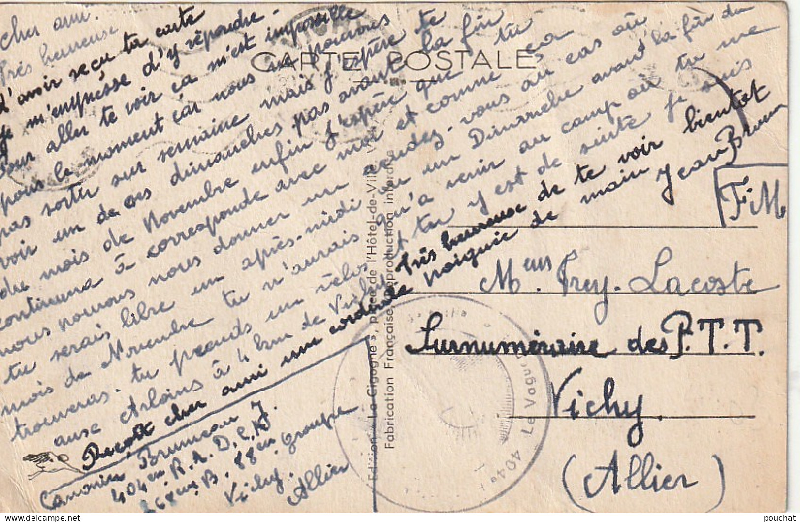 OP 4-(03) VICHY - SOURCE DE L' HOPITAL  - 2 SCANS - Vichy