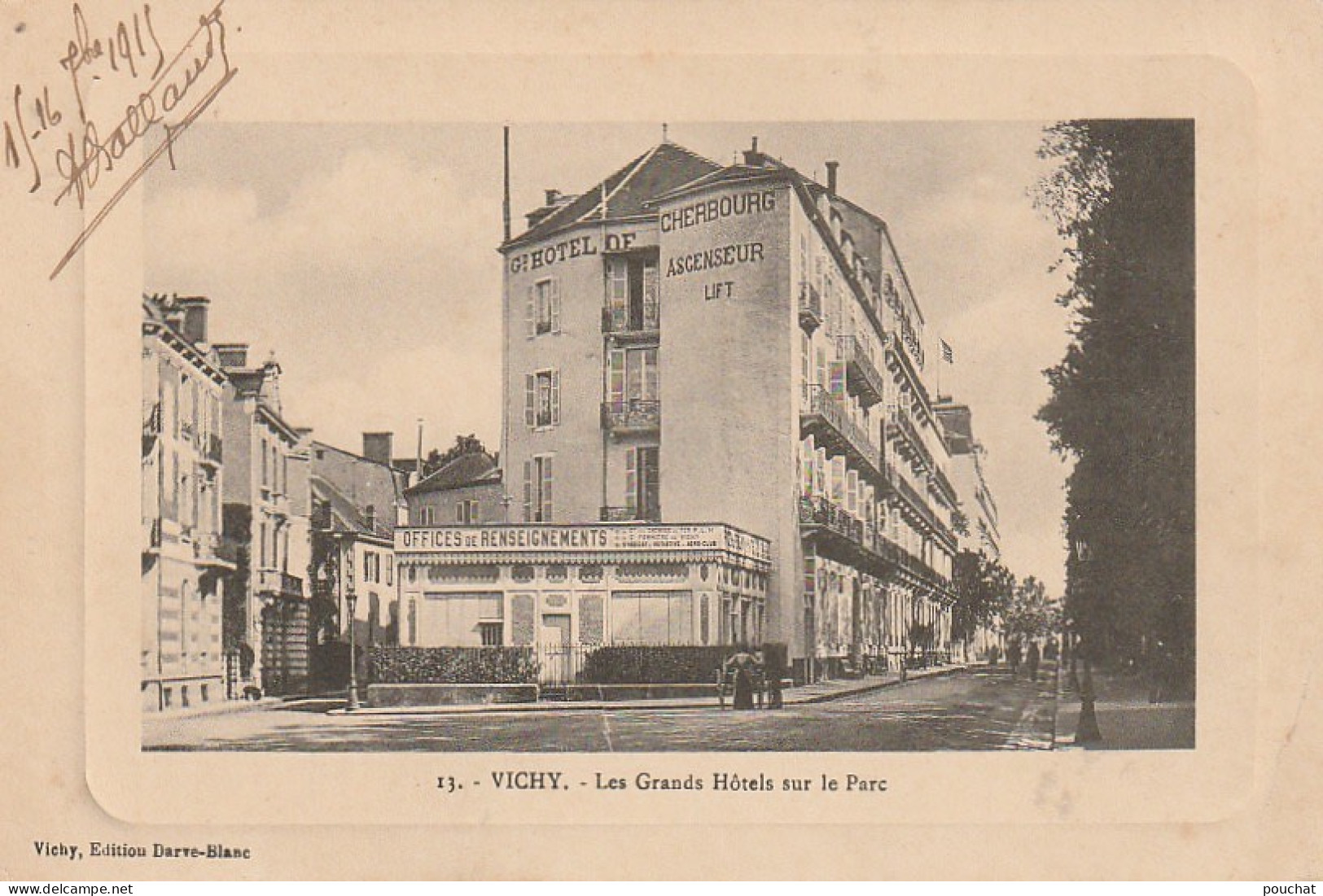 OP 4-(03) VICHY - LES GRANDS HOTELS SUR LE PARC - 2 SCANS - Vichy