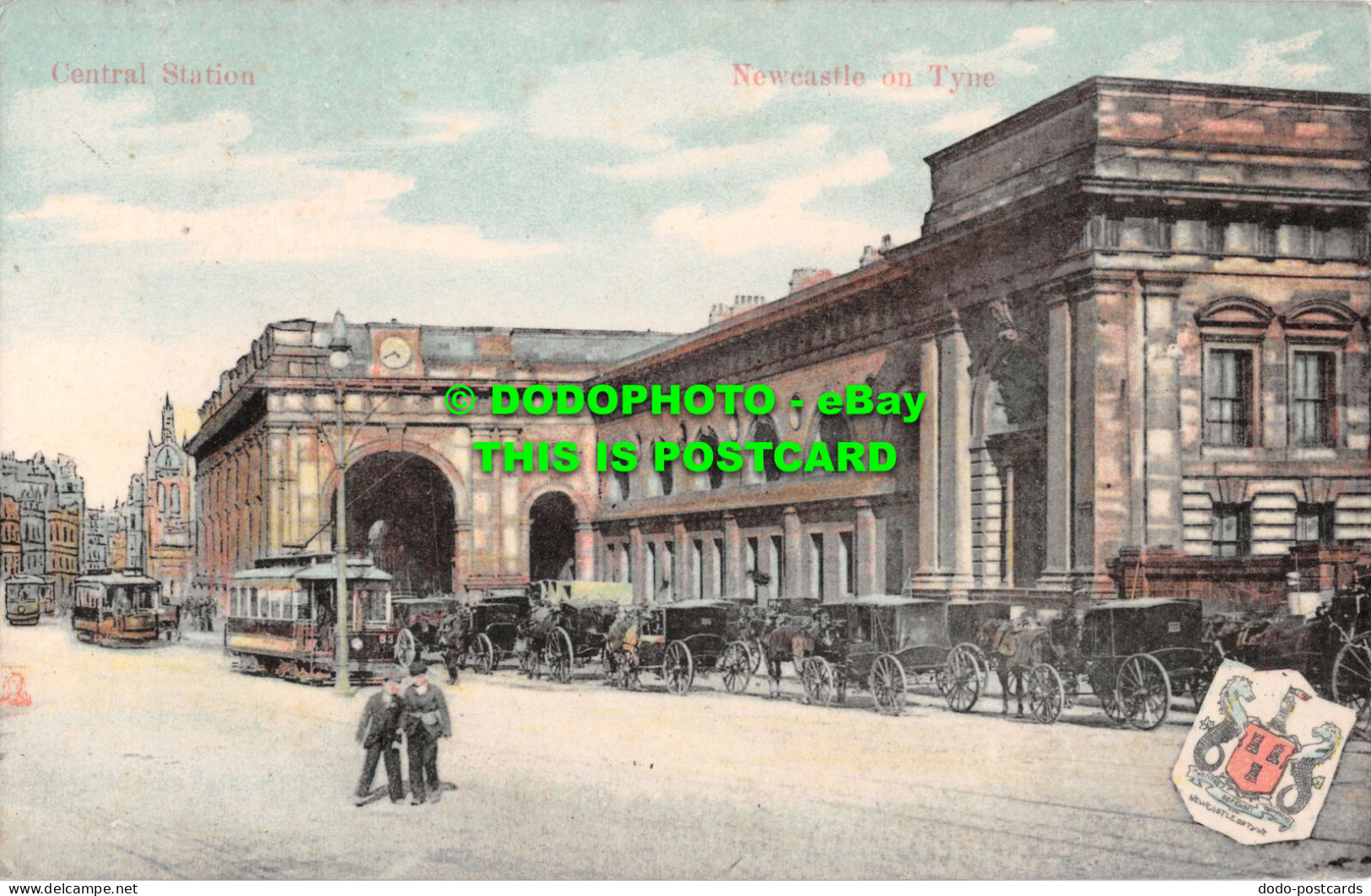 R549175 Newcastle On Tyne. Central Station. Woolstone Bros. The Milton Glazette - World