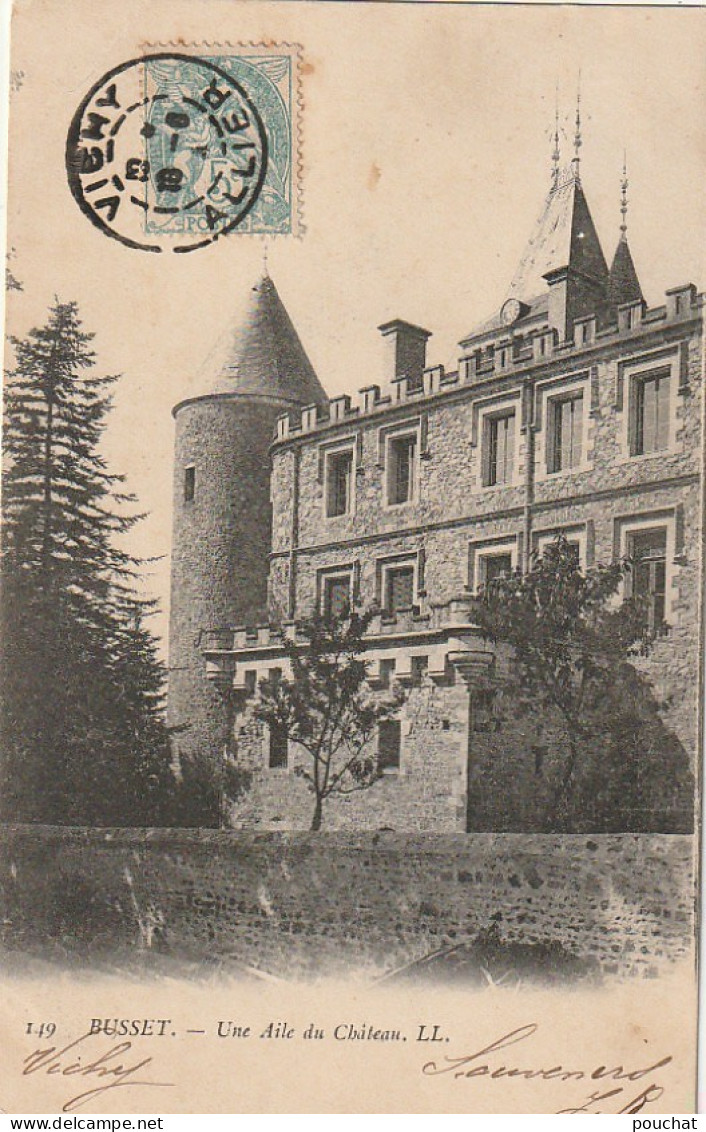 OP 4-(03) BUSSET - UNE AILE DU CHATEAU  - 2 SCANS  - Autres & Non Classés